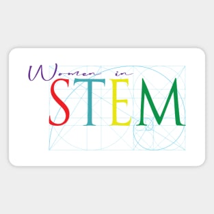 Women in STEM with Golden Ratio Magnet